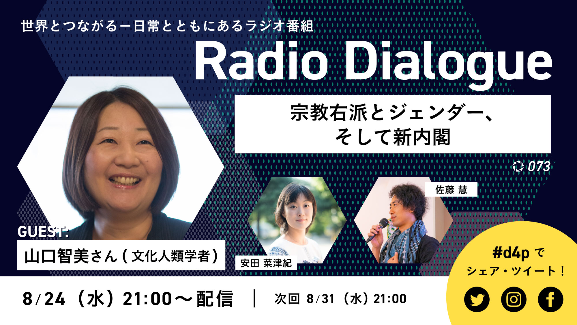 Radio Dialogue ゲスト：山口智美さん「宗教右派とジェンダー、そして